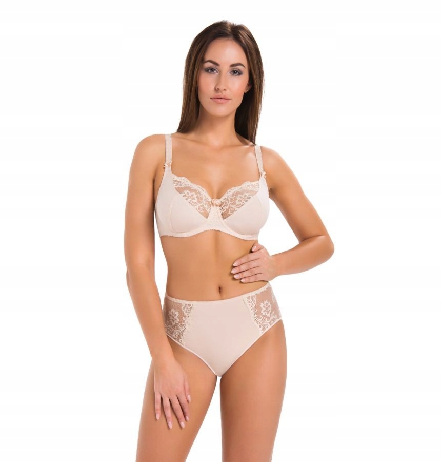 

Biustonosz bawełna koronkowy Anastasia 70H Beżowy