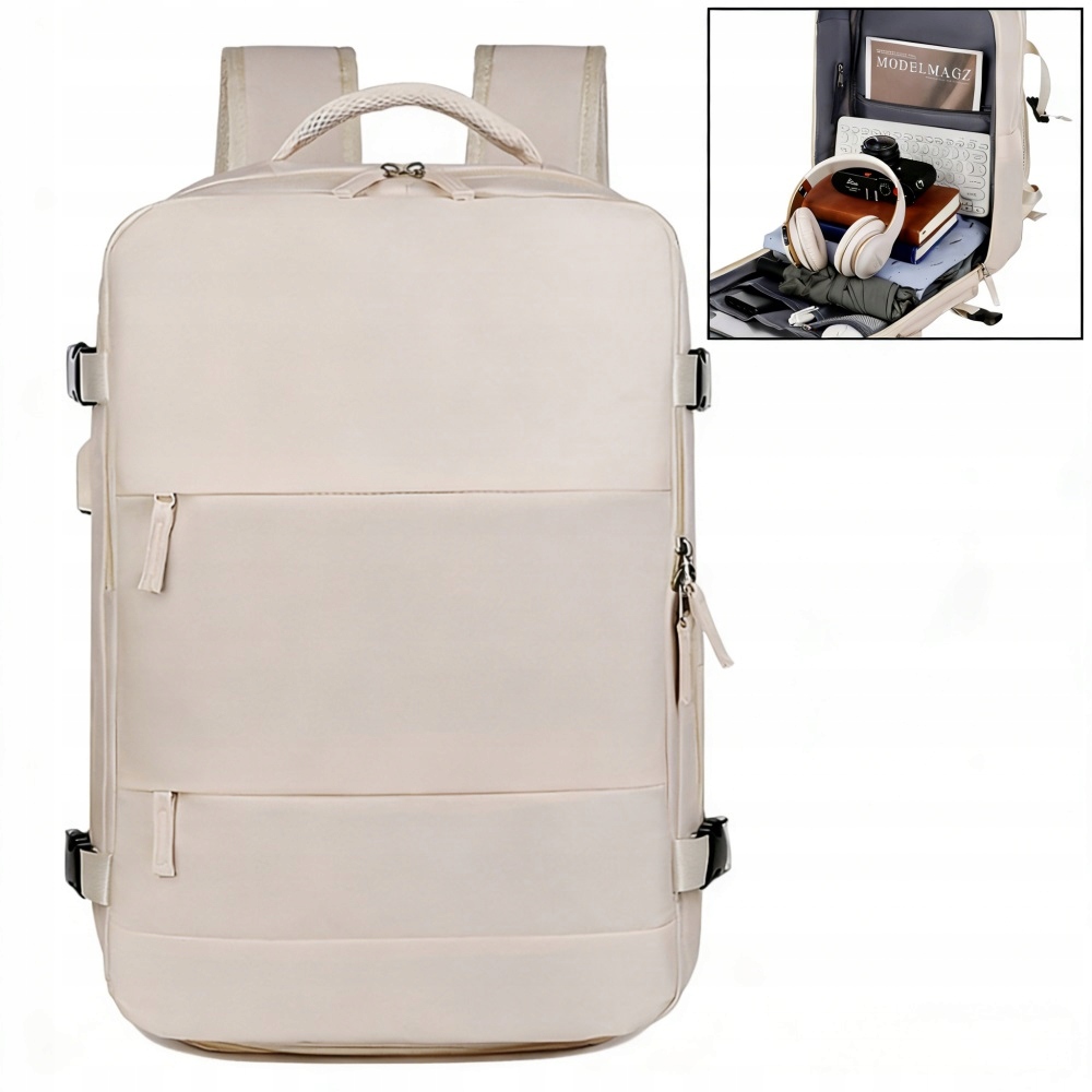 Plecak Do Samolotu Podróżny Wizzair 45x30x18 Bagaż Podręczny Kabinowy Usb