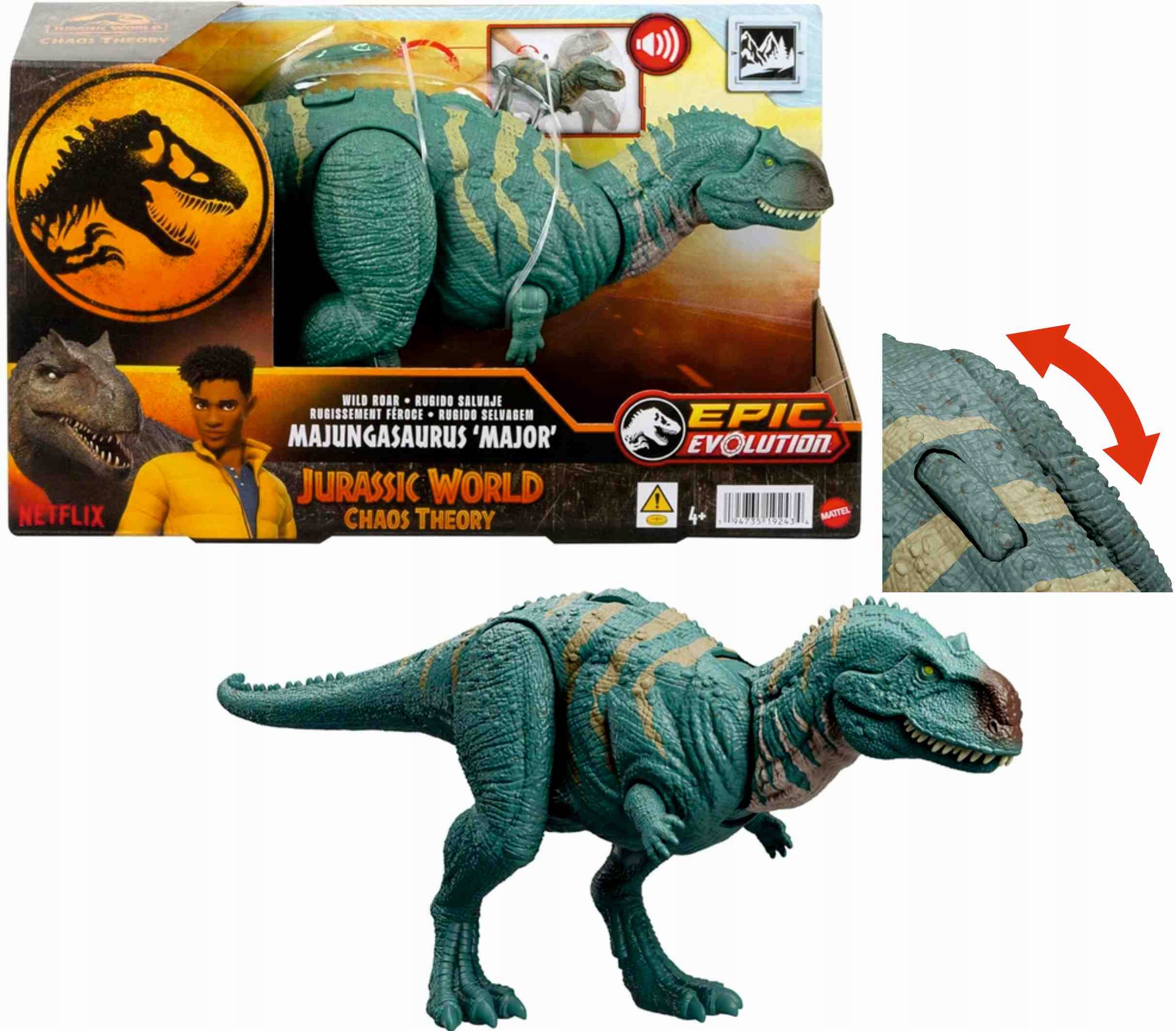 YU+KI、EVER+LAST ex.JURASSIC FIGURKA DINOZAUR YUXISAURUS JURASSIC WORLD REBIRTH STRIKE