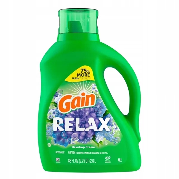 Levně Gain Relax 2,6 l 61 praní Univerzální gel na praní tkanin