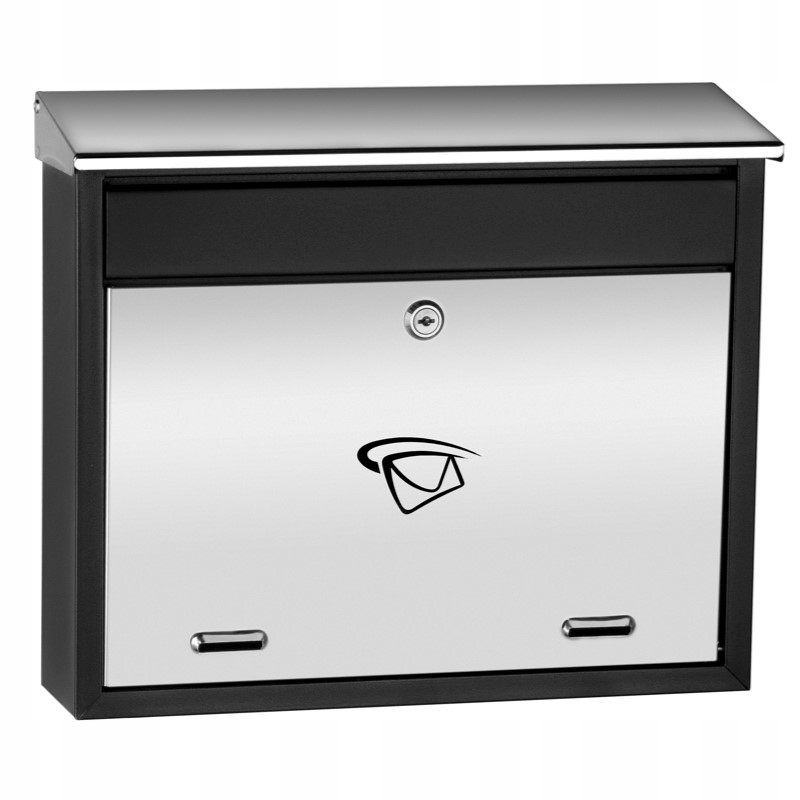 Schránka Na Dopisy C4 Nerezově Černá, Trvanlivá A Odolná