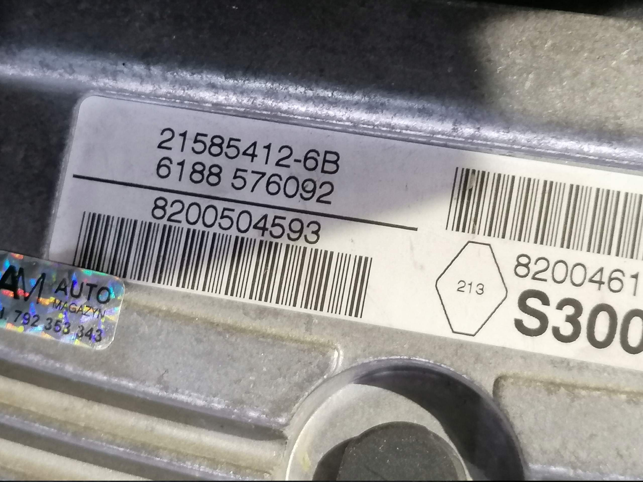 Renault Clio III computer control unit 8200504593