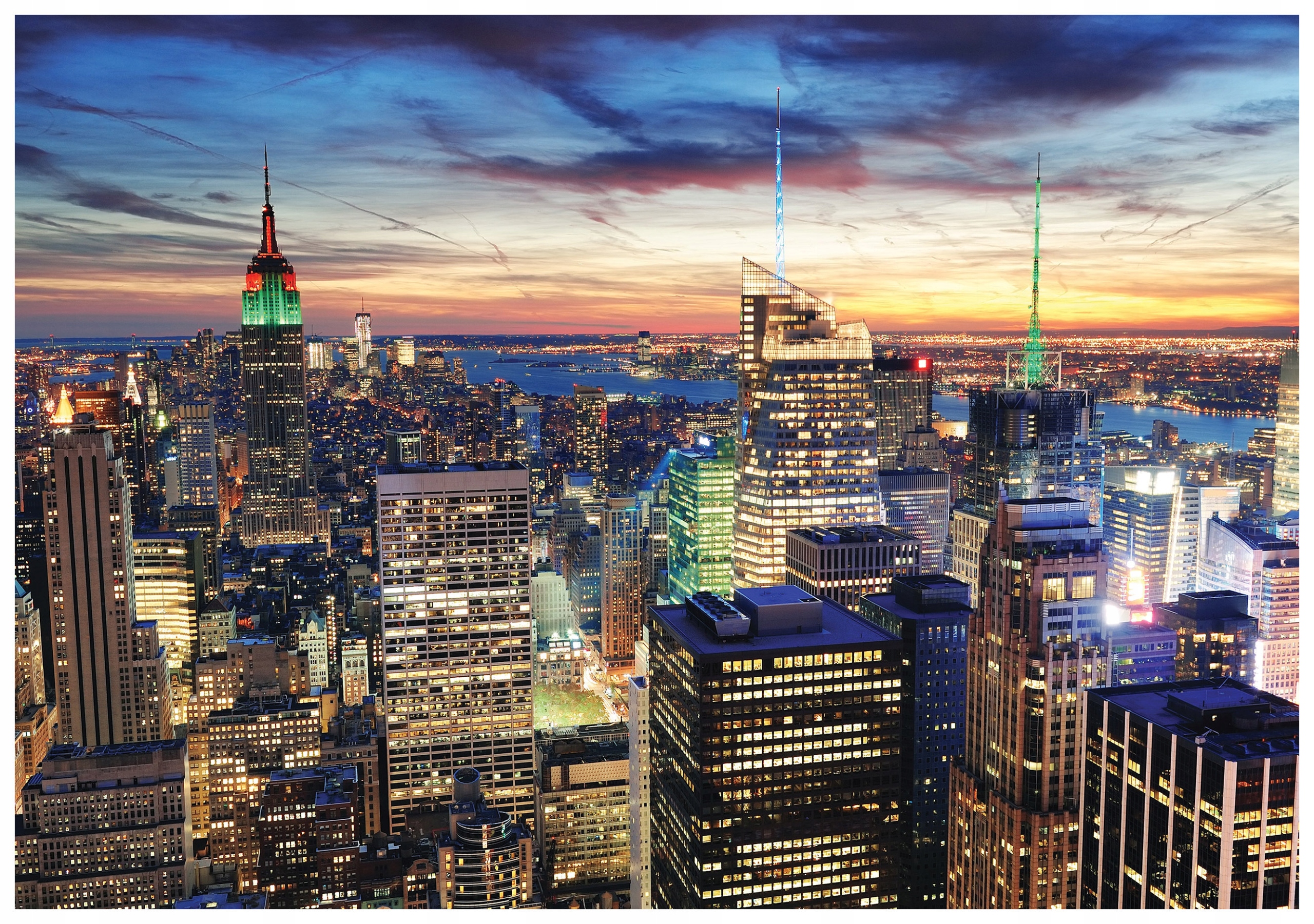 Fototapeta New York v noci panoráma mesta Empire State 312x219 lepidlo