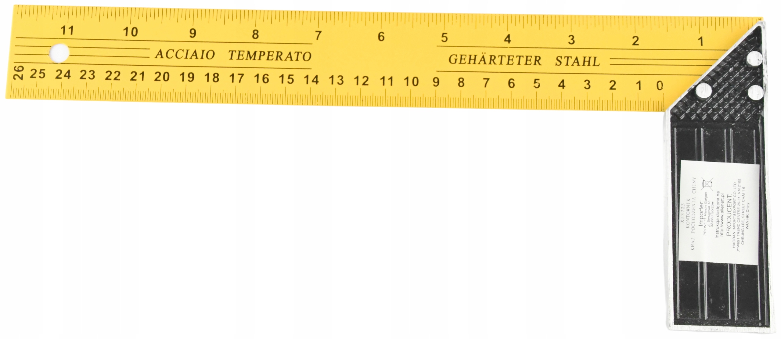 KĄTOWNIK STOLARSKI BUDOWLANY 30 cm Kod producenta XJ3723