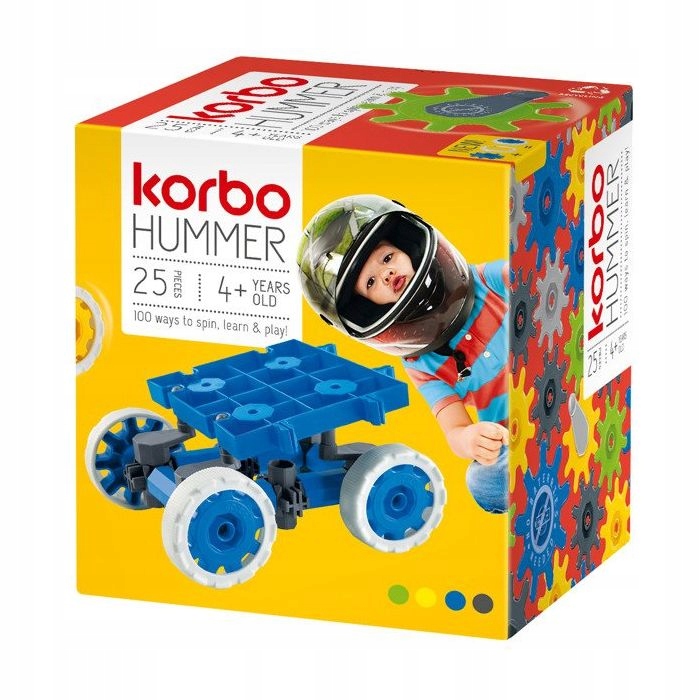 

Korbo Klocki Korbo Hummer 25 Elementów- Szare
