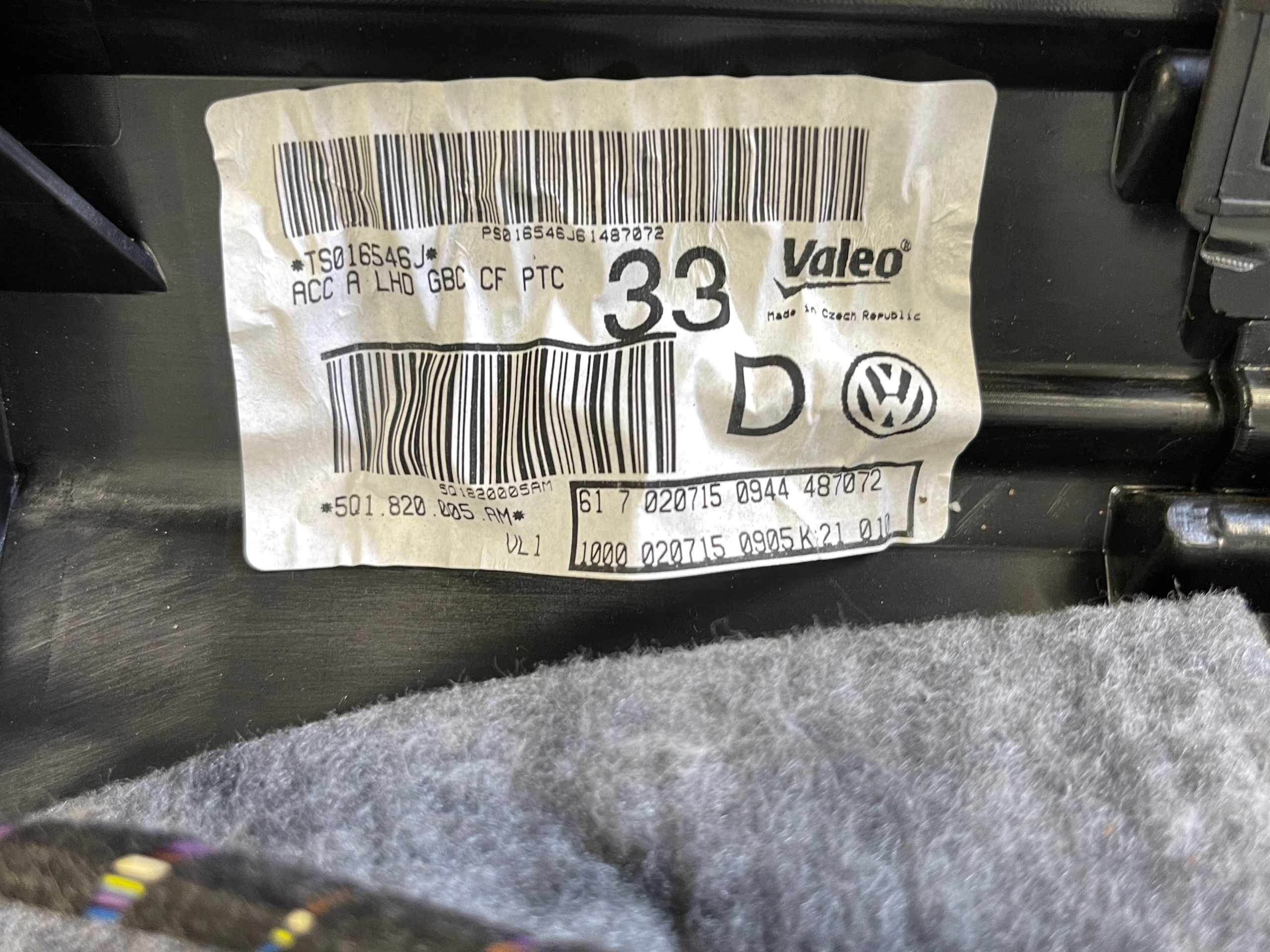 vw GOLF VII Leon III Audi A3 8V радиатор отопителя 5Q1820005AM европа