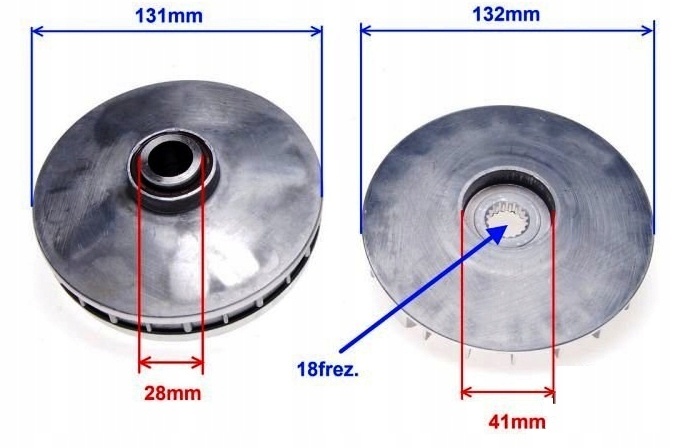 KOMPLETNY WARIATOR + ROLKI 12G POWER FORCE ATV Buggy GS-MOON 250/260/300cc Numer katalogowy części KOMPLETNY WARIATOR + ROLKI 12G POWER FORCE ATV Buggy GS-MOON 250/260/300cc