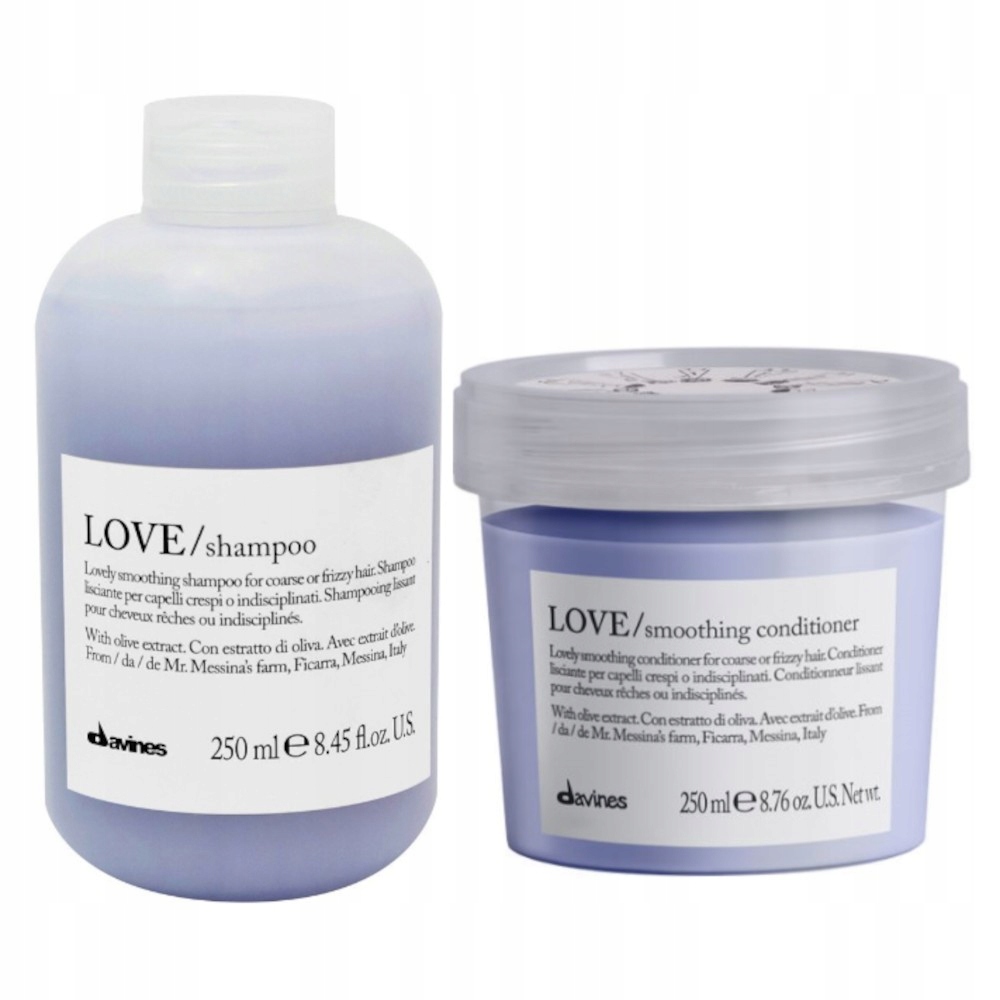 

Zestaw Davines Love: szampon+odżywka wygładzająca