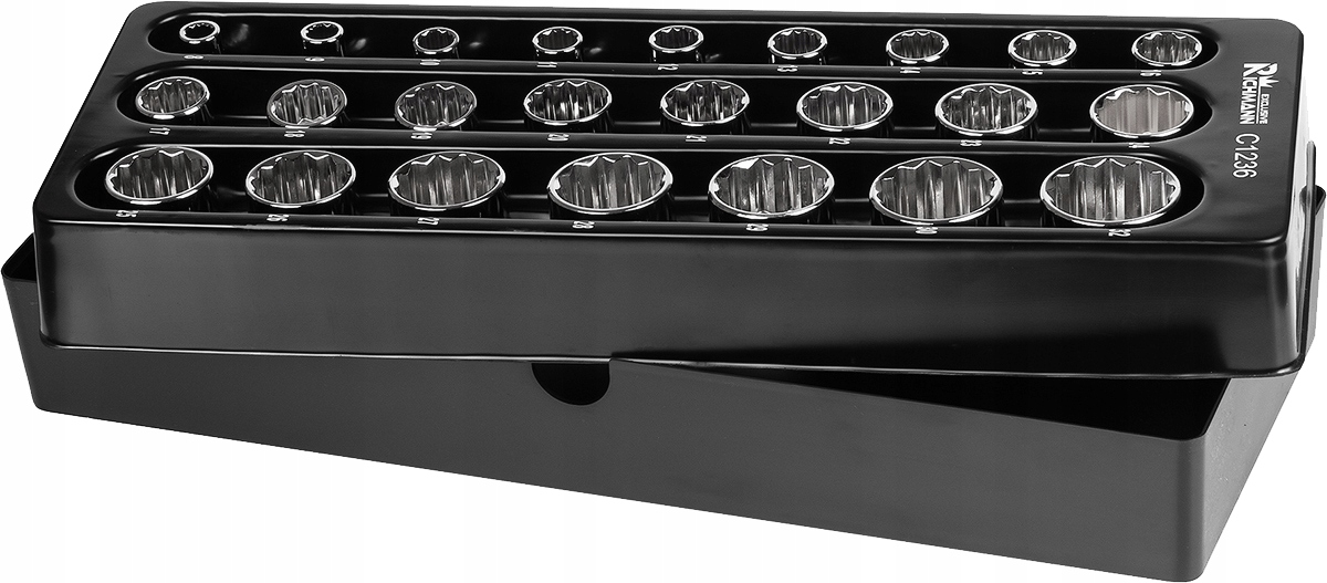WKŁAD 24el. NASADKI 12-KĄTNE 1/2'' 8-32mm ZESTAW Marka Corona/Richmann