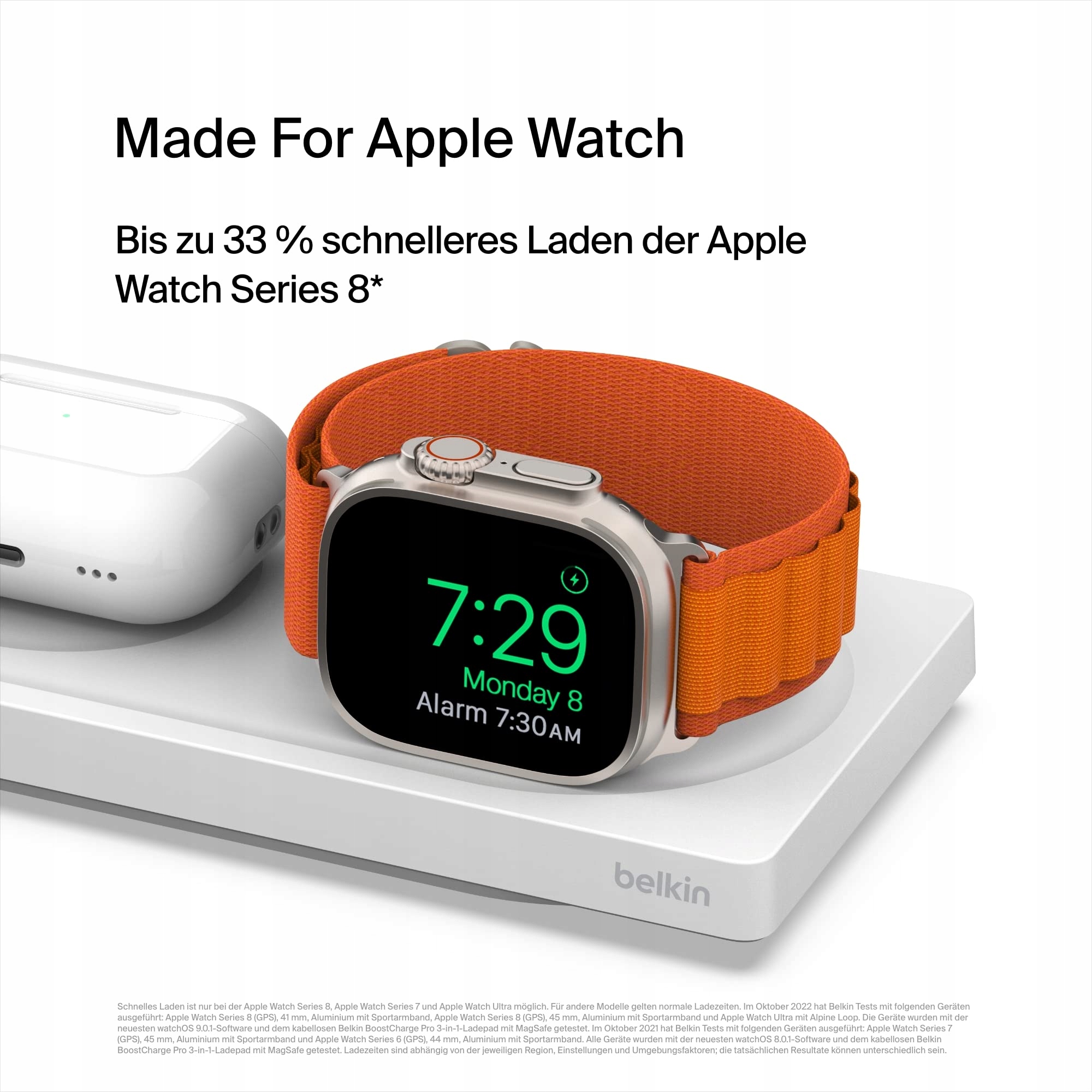 BELKIN MagSafe Ładowarka 3w1 Bezprzewodowa iPhone Apple Watch AirPods — miniatura 2