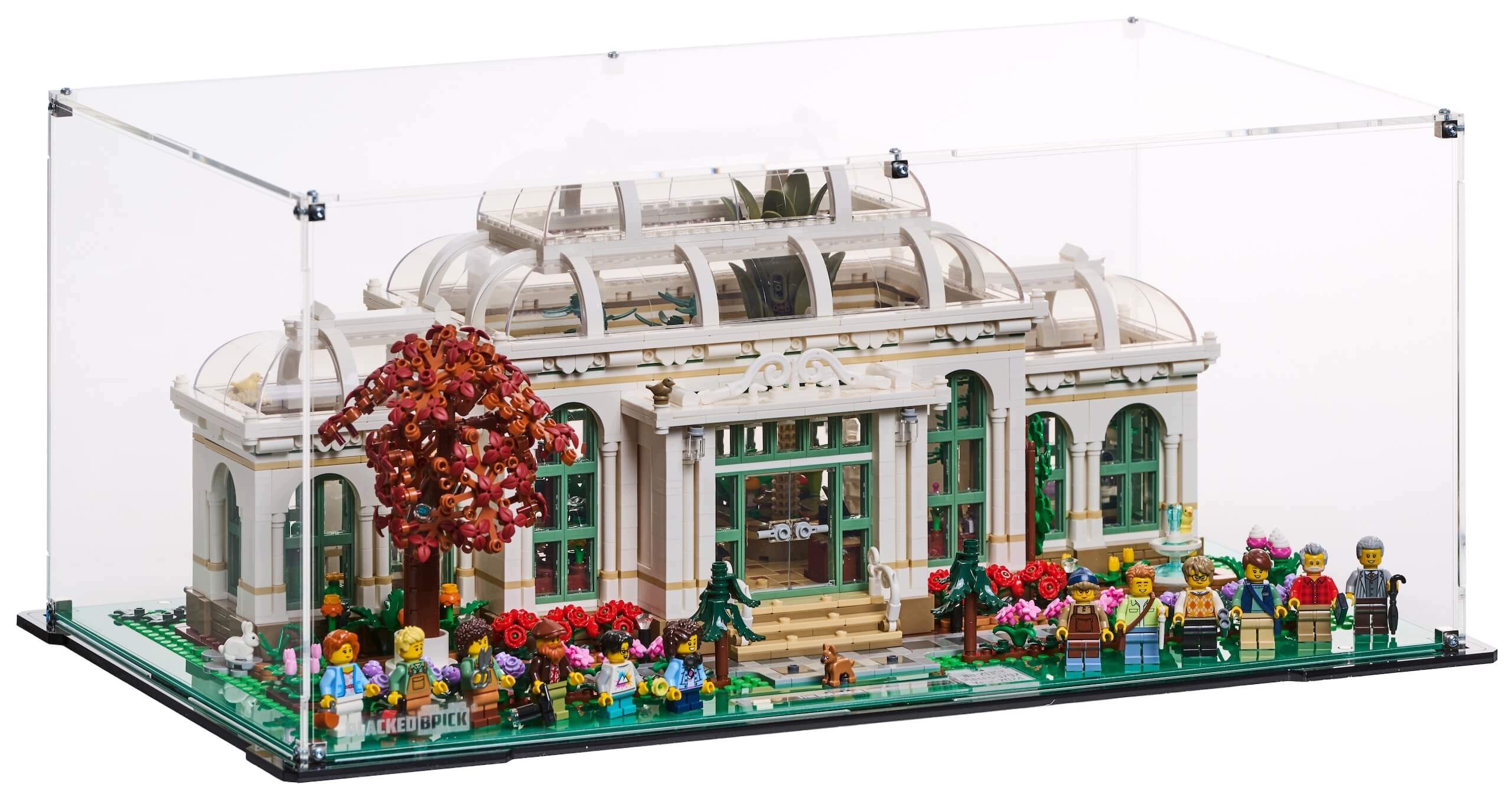 Vitrína Blacked Brick pro Lego 21353 Ideas Botanická zahrada