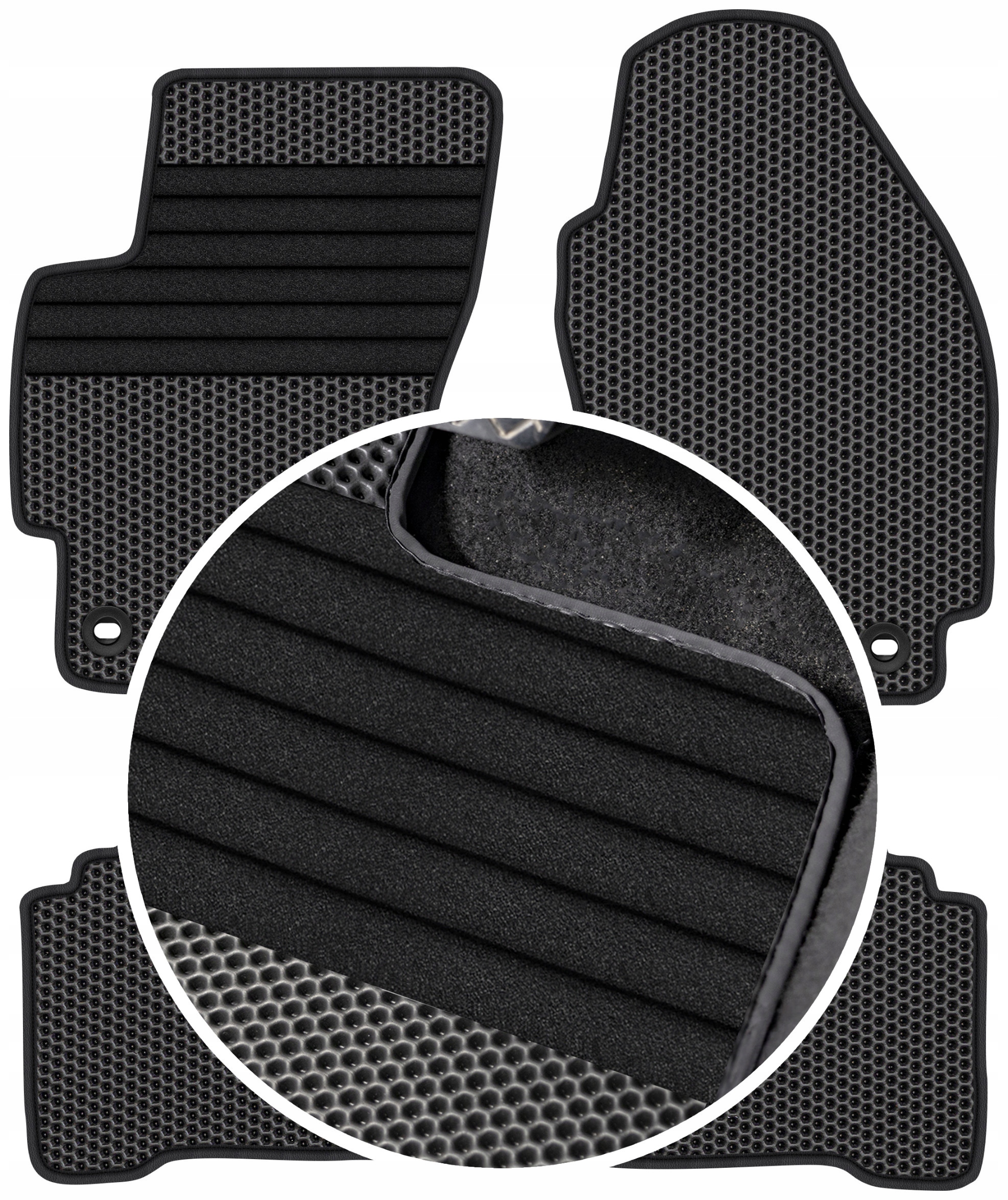 Ford Mondeo MK3 2000-2007 Gumové rohože Eva Eternity Posilnenie XXL