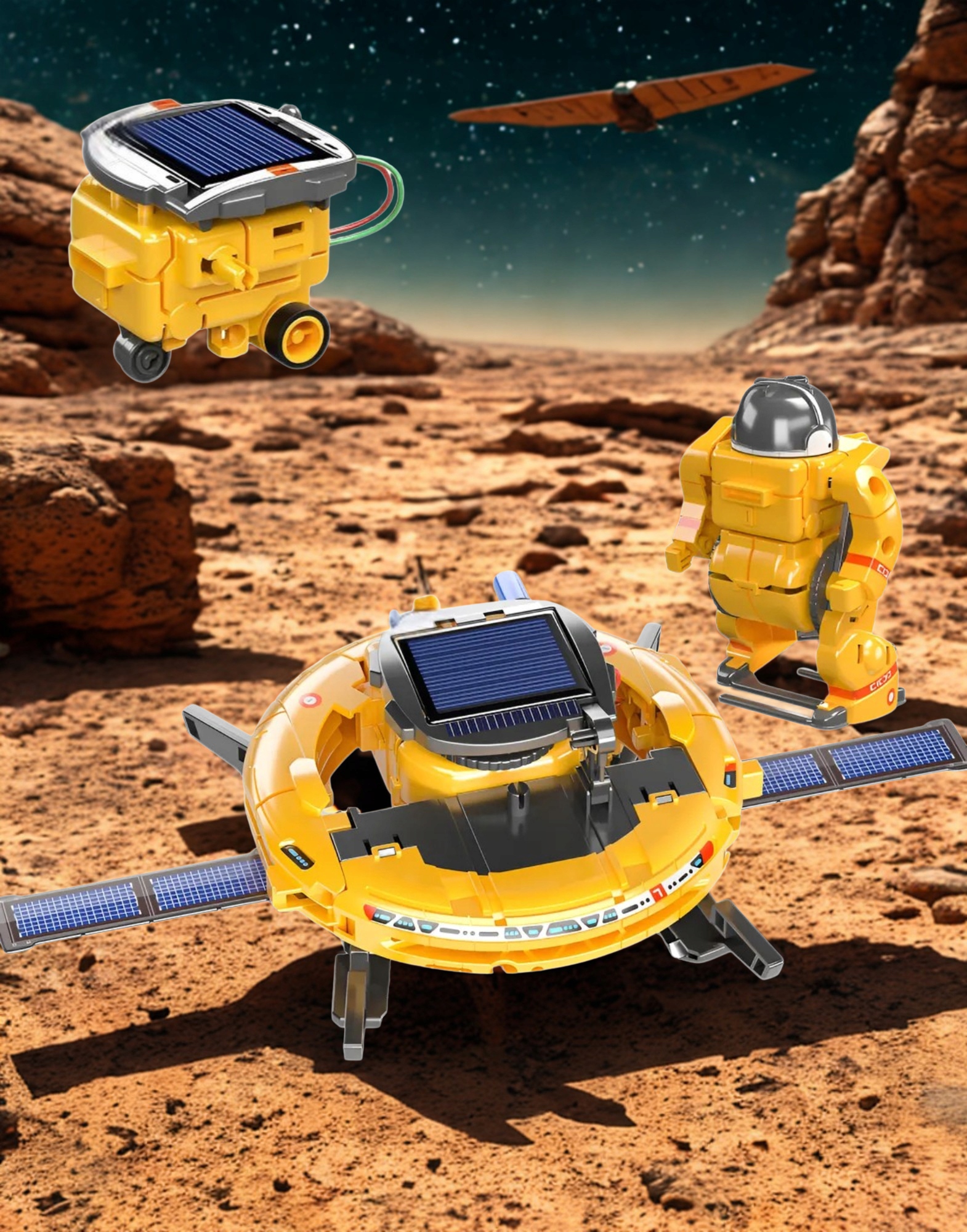 Robot solarny 6w1 RegMag – zestaw konstrukcyjny – Rozwój praktycznych umiejętności