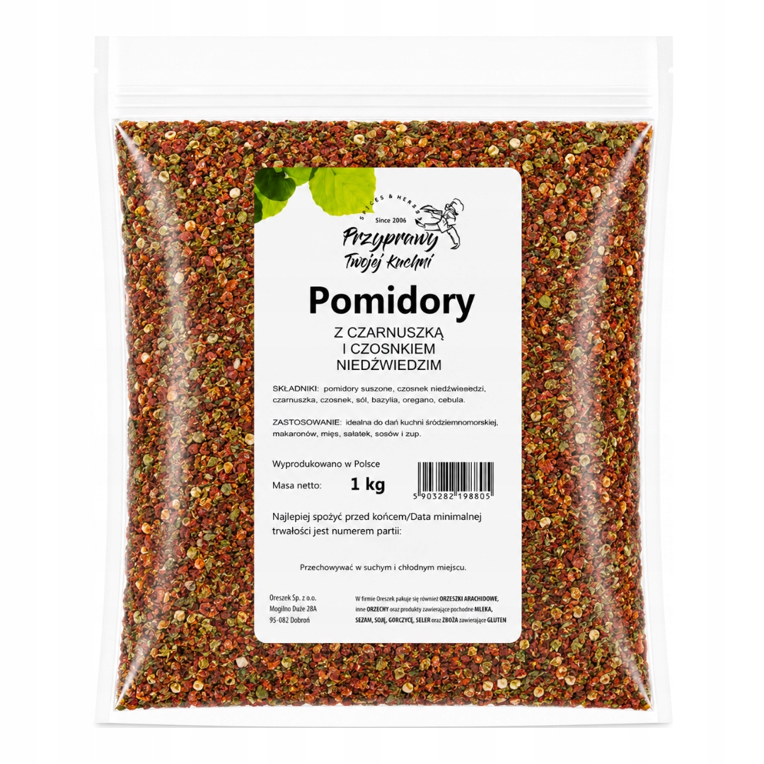 Rajčata s černuchou a medvědím česnekem Przyprawy Twojej kuchni 1 kg