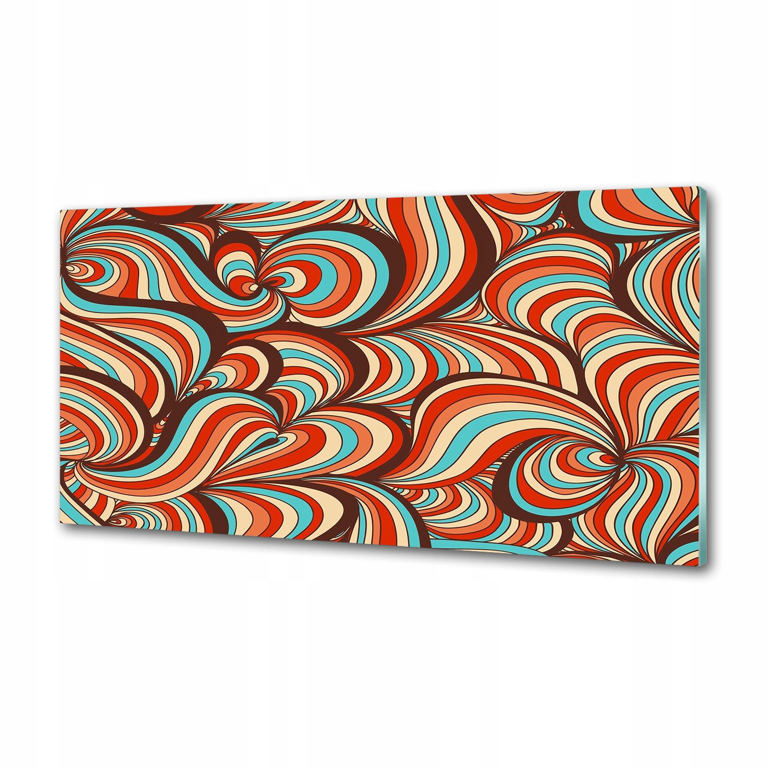 Panel do kuchyne Rotujúci vzor 120 x 60 cm Lepidlo