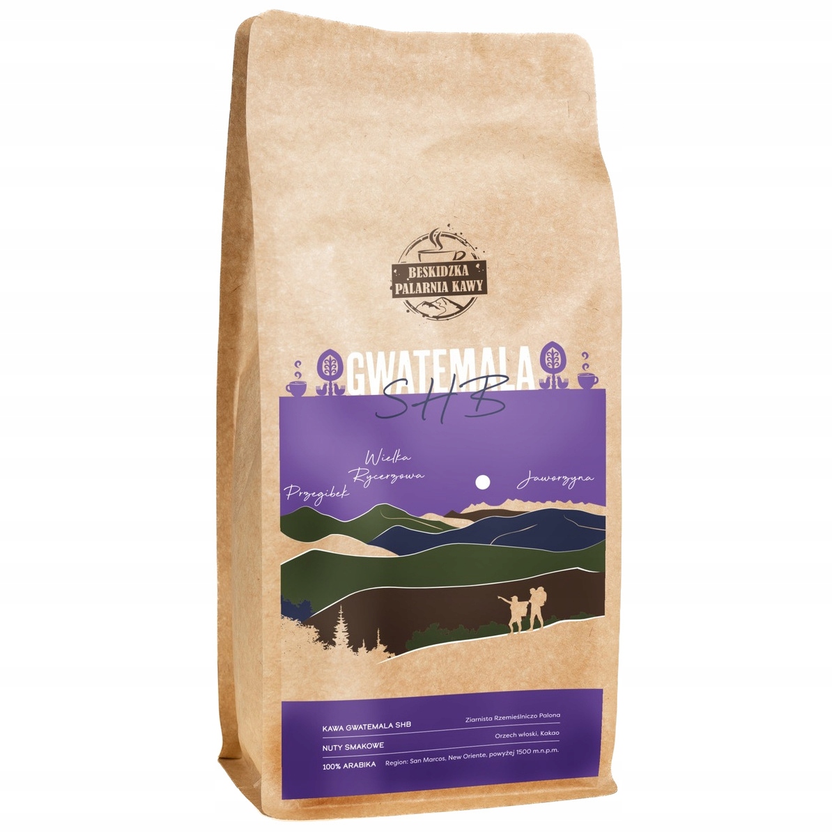 Čerstvě Pražená Mletá Káva Guatemala Shb 1KG 100% Arabica Speciality