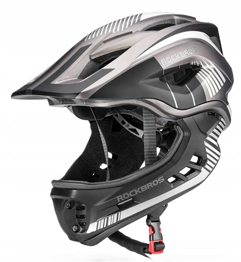 Dětská Přilba S Odnímatelnou Čelistí Full Face off-road Rockbros TT-32SBTG S