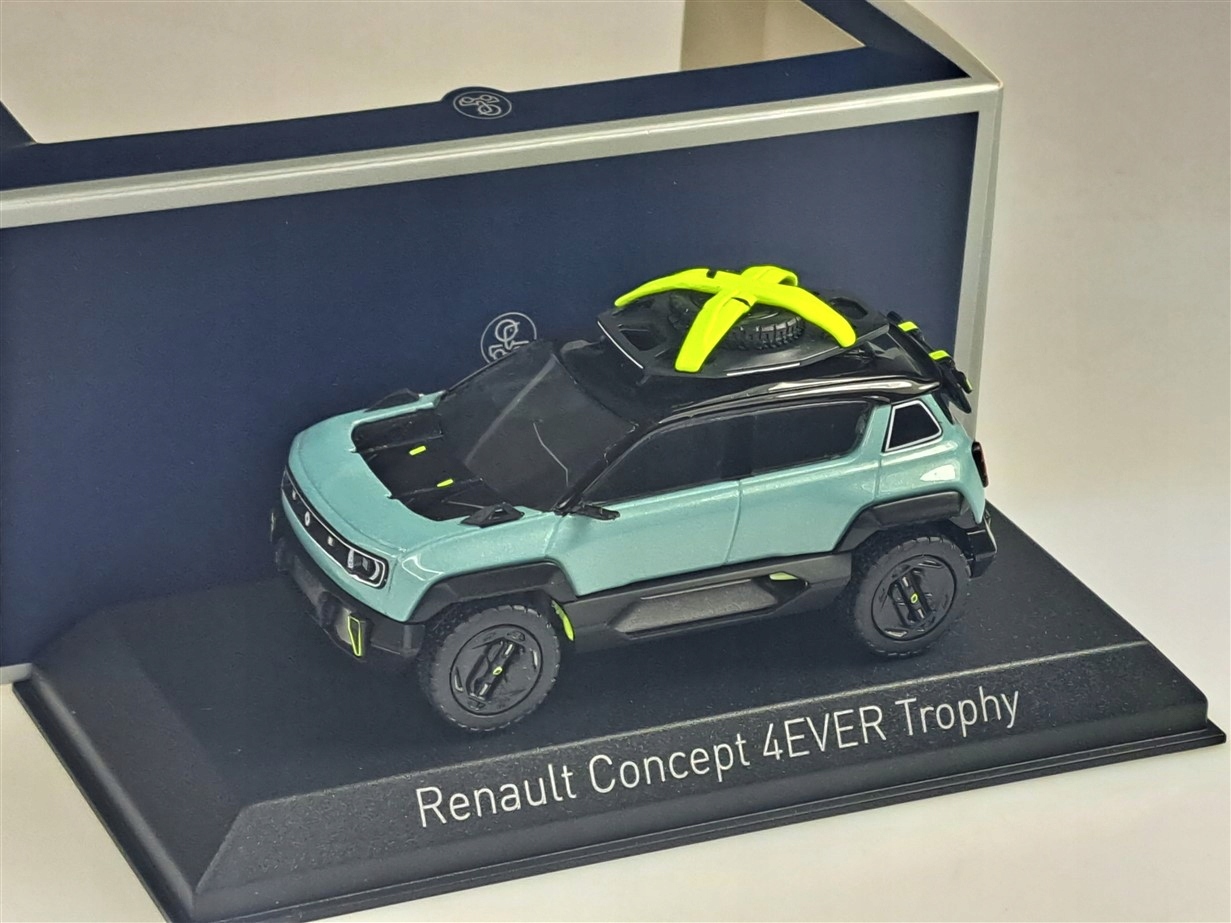 Norev Renault Concept 4EVER Trophy E-Tech 100% Electric 2023 Blue 1:43