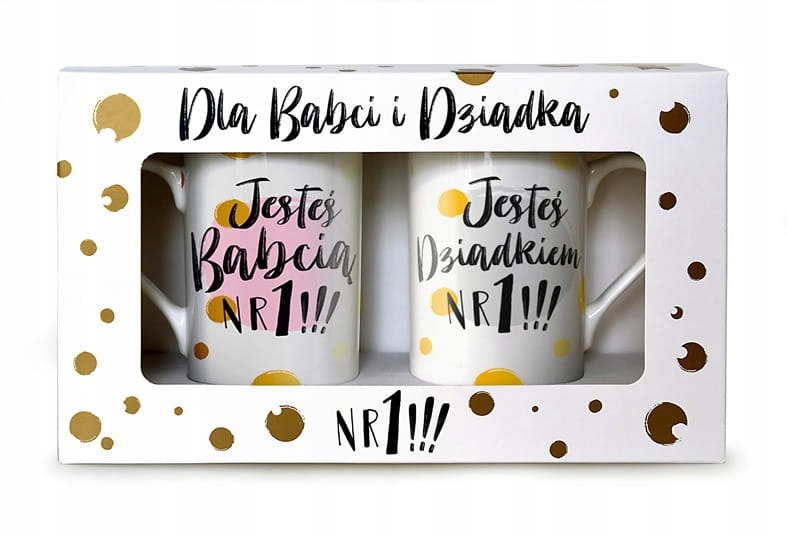 

Komplet Kubków 2SZT Babcia Dziadek Nr 1