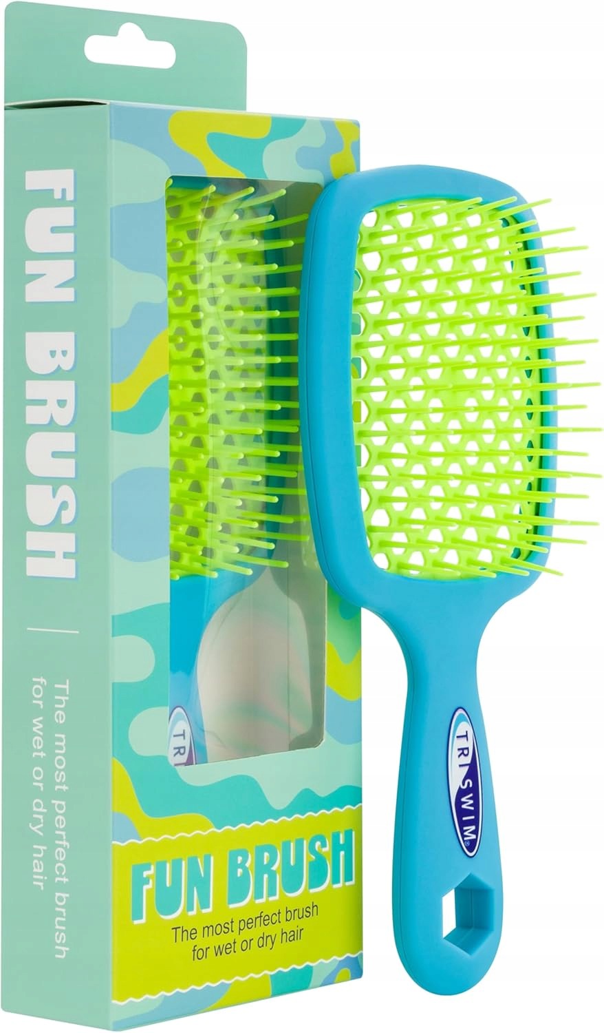 Triswim FunBrush Rozmotávací, odvětrávaná, pružná, mokrá, suchá vlasy