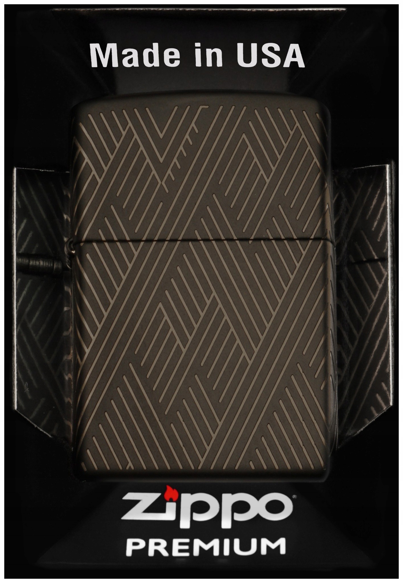 Zapalovač Zippo Abstract Lines Design 60007393 Větruodolný benzínový