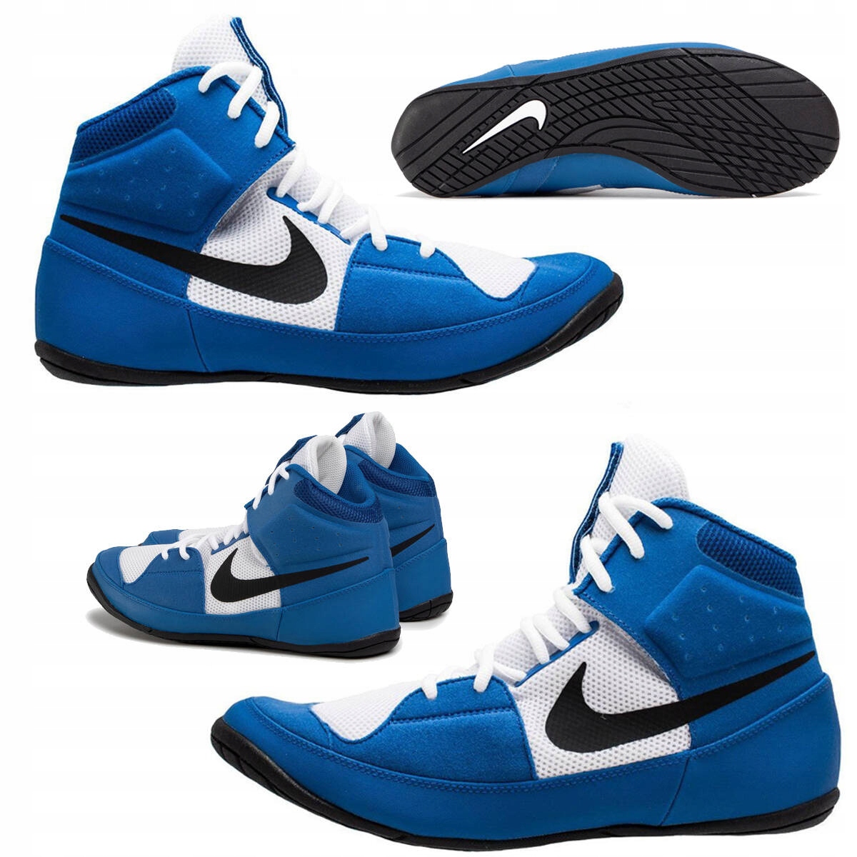 Buty zapaśnicze treningowe męskie Nike Fury Niebieskie r. 42