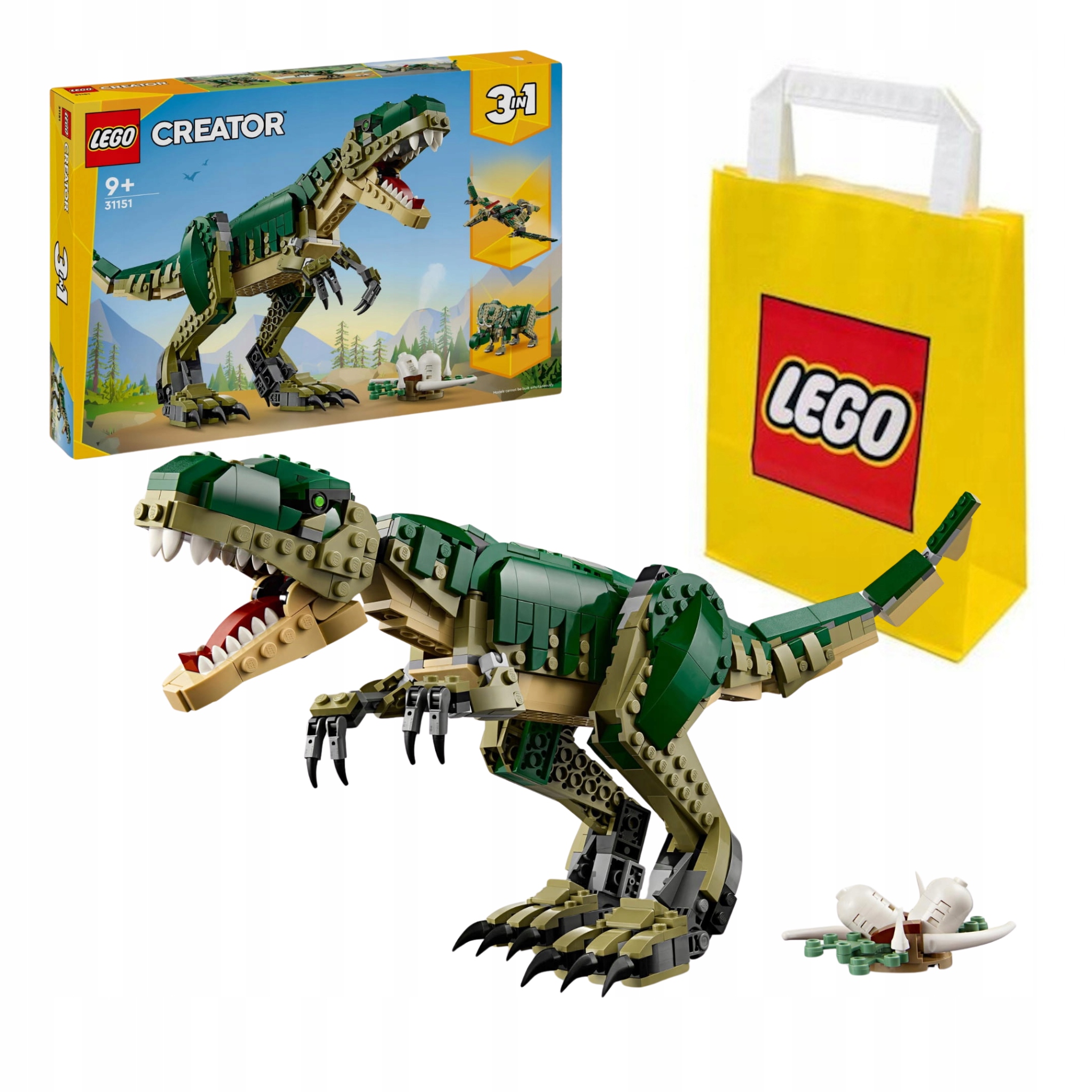 Lego Creator 3v1 Tyranosaurus dárek katalog 2026 Taška