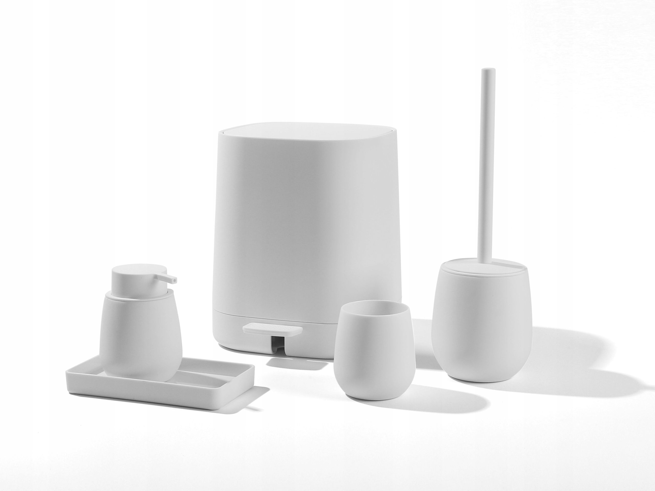 

Zestaw Łazienkowy Lux 5 Elementów Komplet Biały