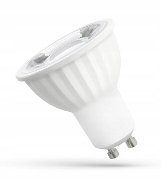 

Żarówka Led z soczewką GU10 6W 45st neutralna biel