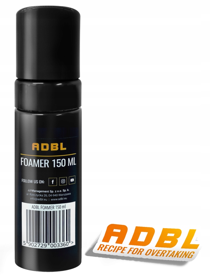 

Adbl Foamer 150ML Pianowniczka