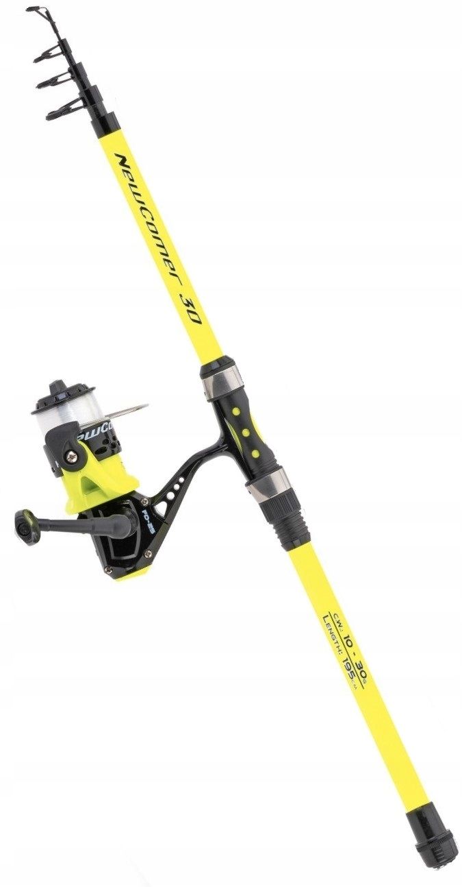 Zestaw Wędka Kołowrotek Newcomer II 195 Tele 30g