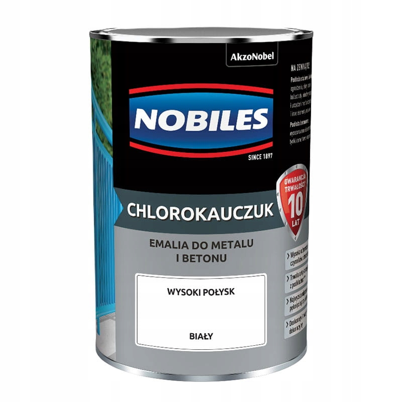

Nobiles Chlorokauczuk 0,9L biały połysk