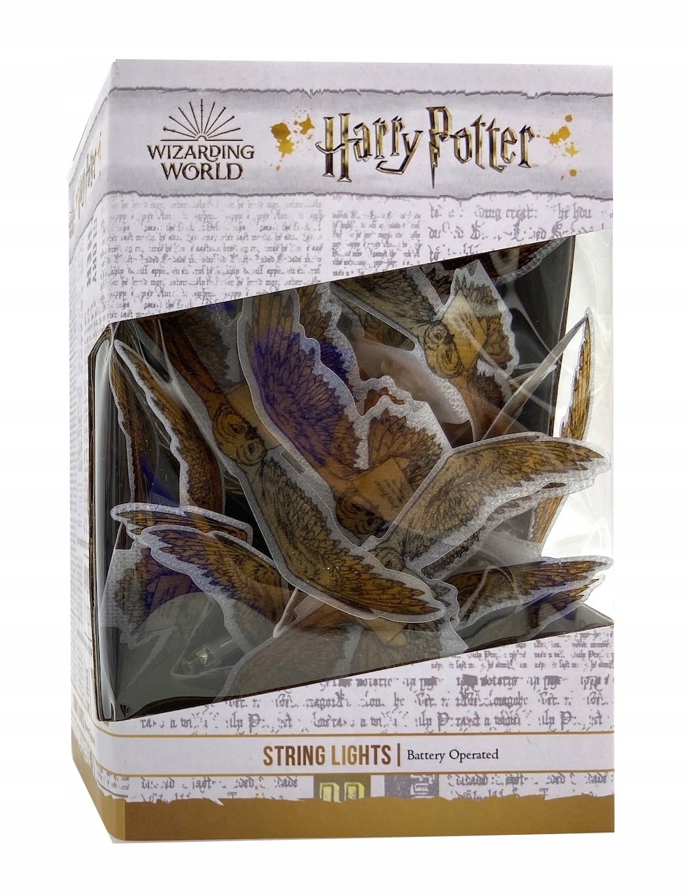 

Lampki Choinkowe Harry Potter Złota Sowa Hedwiga
