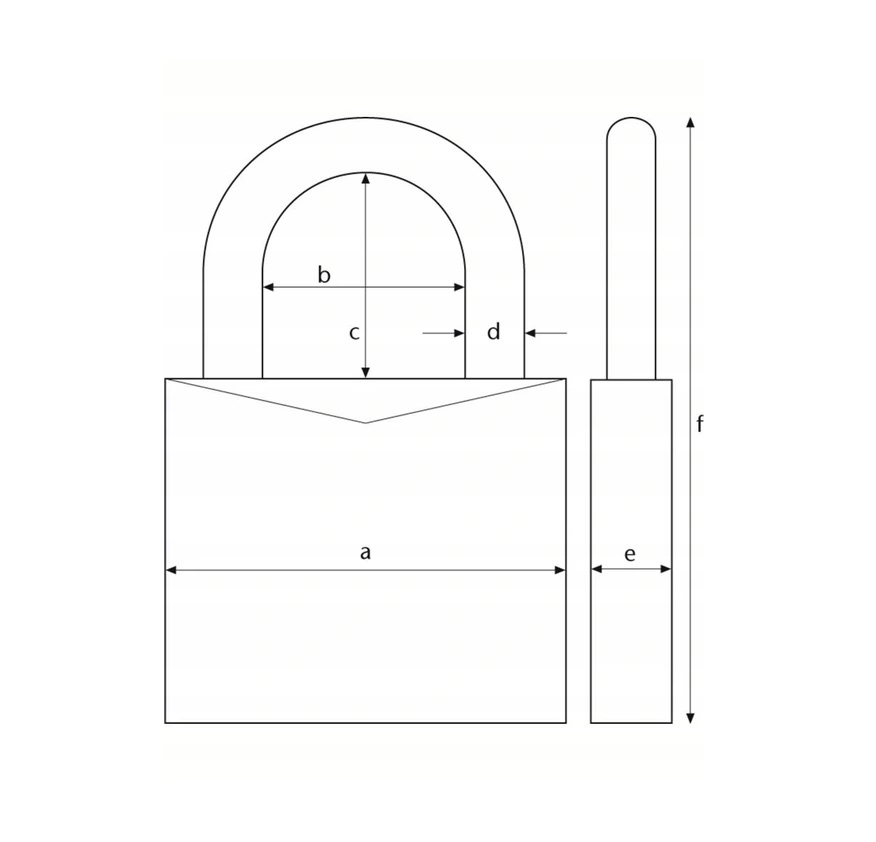 ABUS KŁÓDKA 717AL WODOODPORNA ZEWNĘTRZNA MOCNA 55 Kod producenta 717AL/45