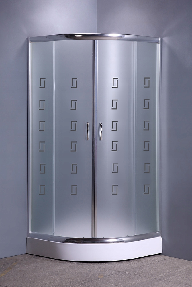 KABINA PRYSZNICOWA Z NISKIM BRODZIKIEM 90X90