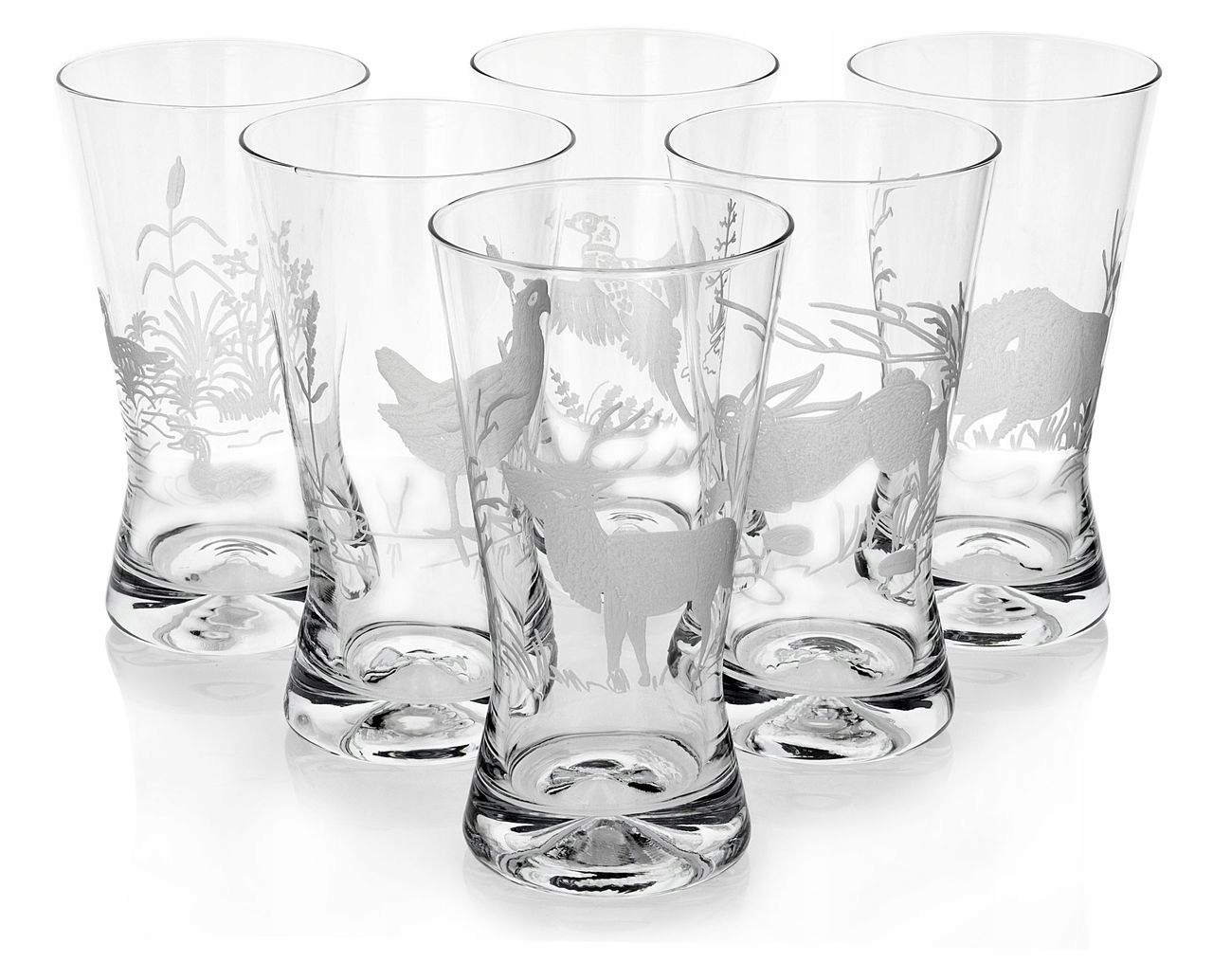 

Grawerowane szklanki long drink Myśliwskie 300ml