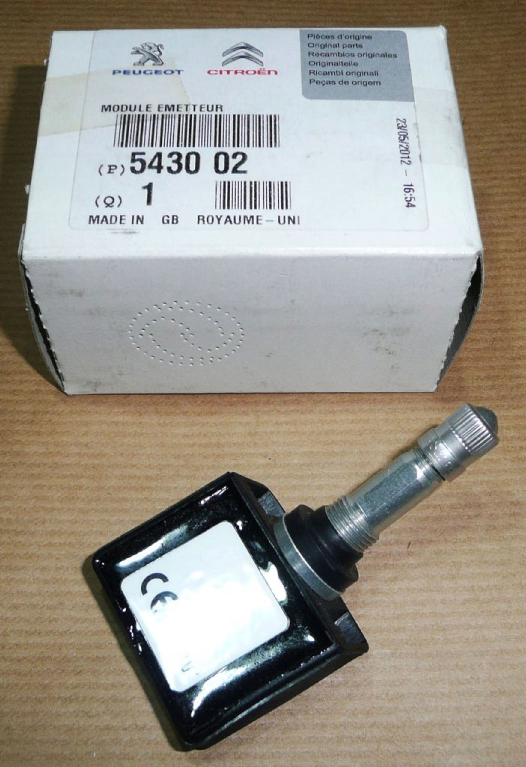 Snímač Tlaku Kolesa C5, C8 P 607,807 5430.02