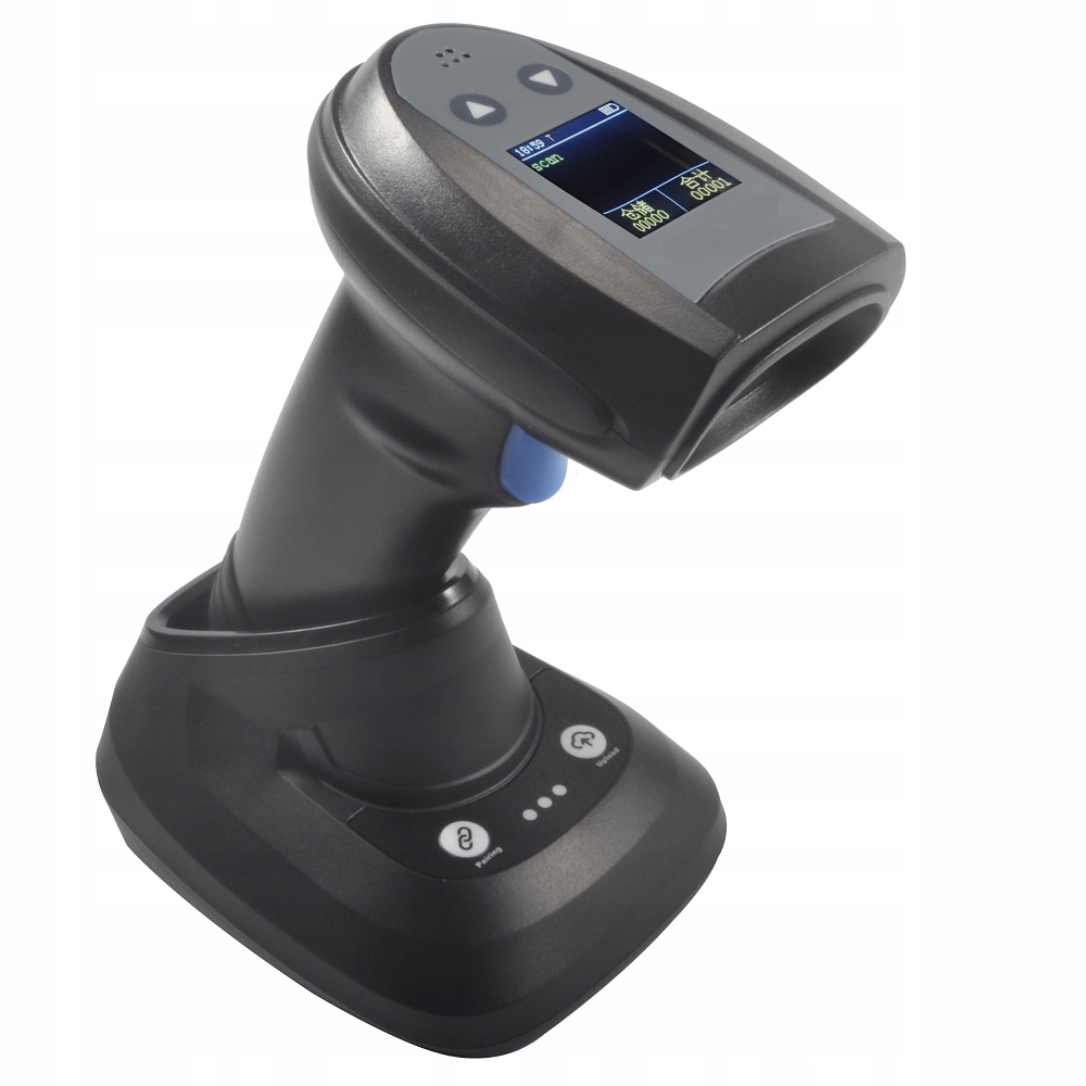 Skaner kodów 1D 2D OCR z wyświetlaczem LCD Rodzaj bezprzewodowy