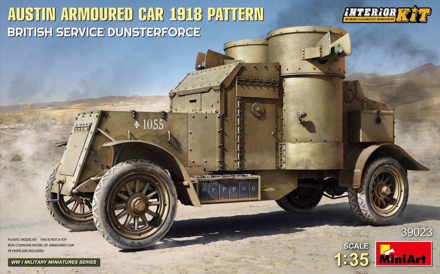 Austin Armored Car 1918 vzor British Service Dunsterforce Interior Kit