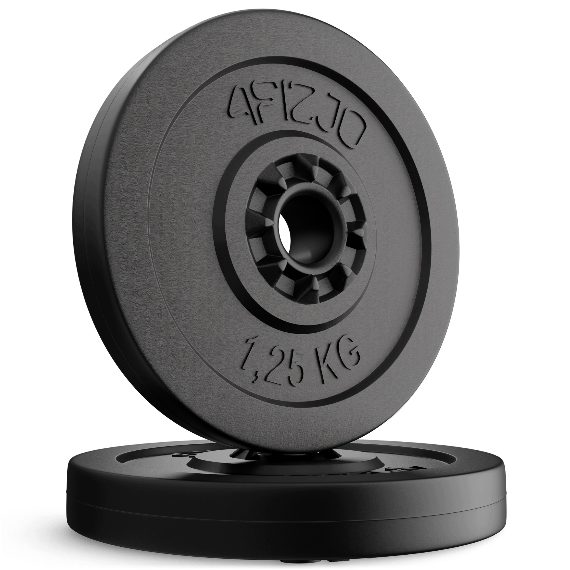 Závaží Bitumenové činky 2x1,25 kg 26 mm pro fitness cvičení