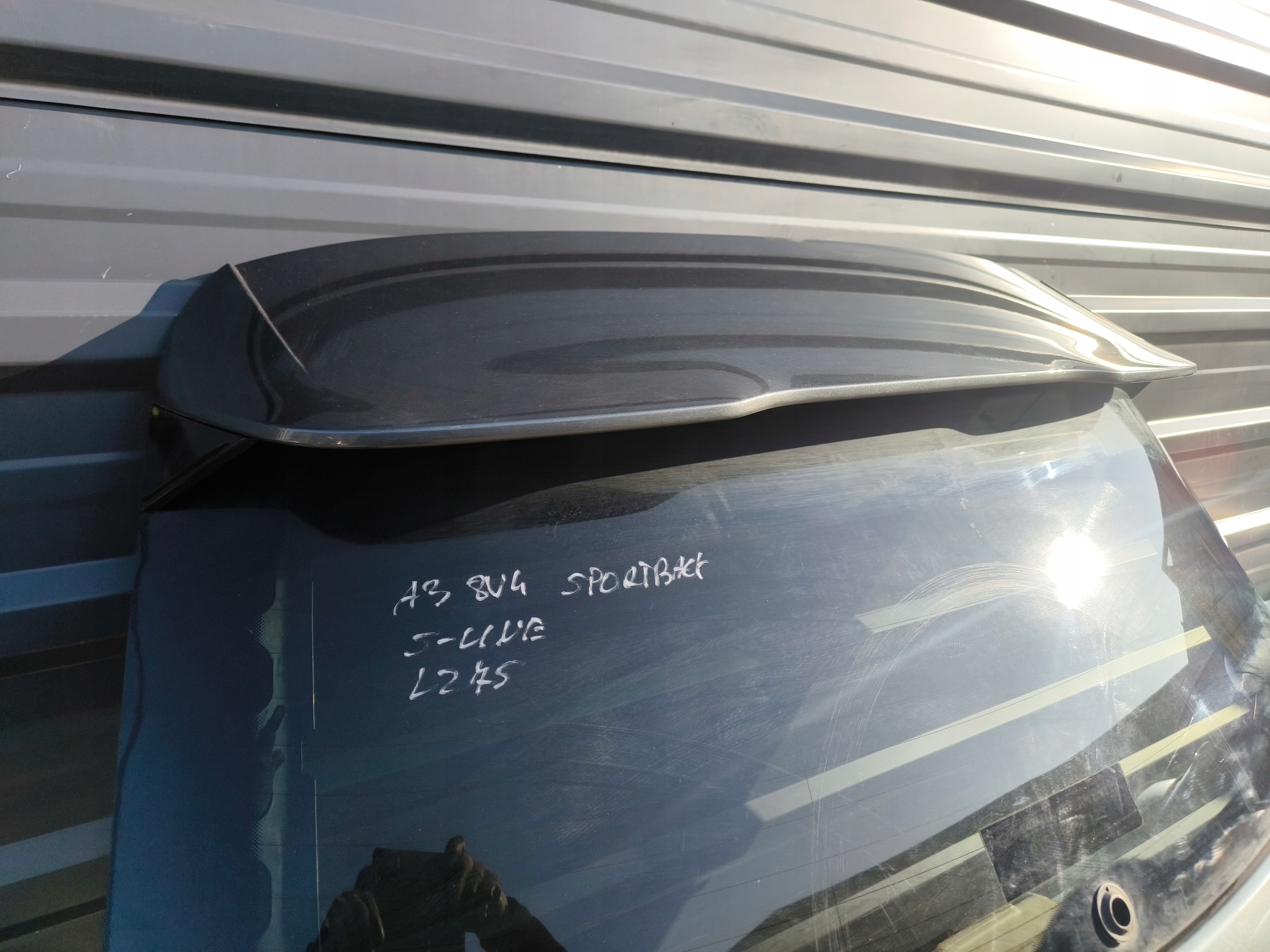boot door rear AUDI A3 8V4 SPORTBACK LZ7S S LINE !!!