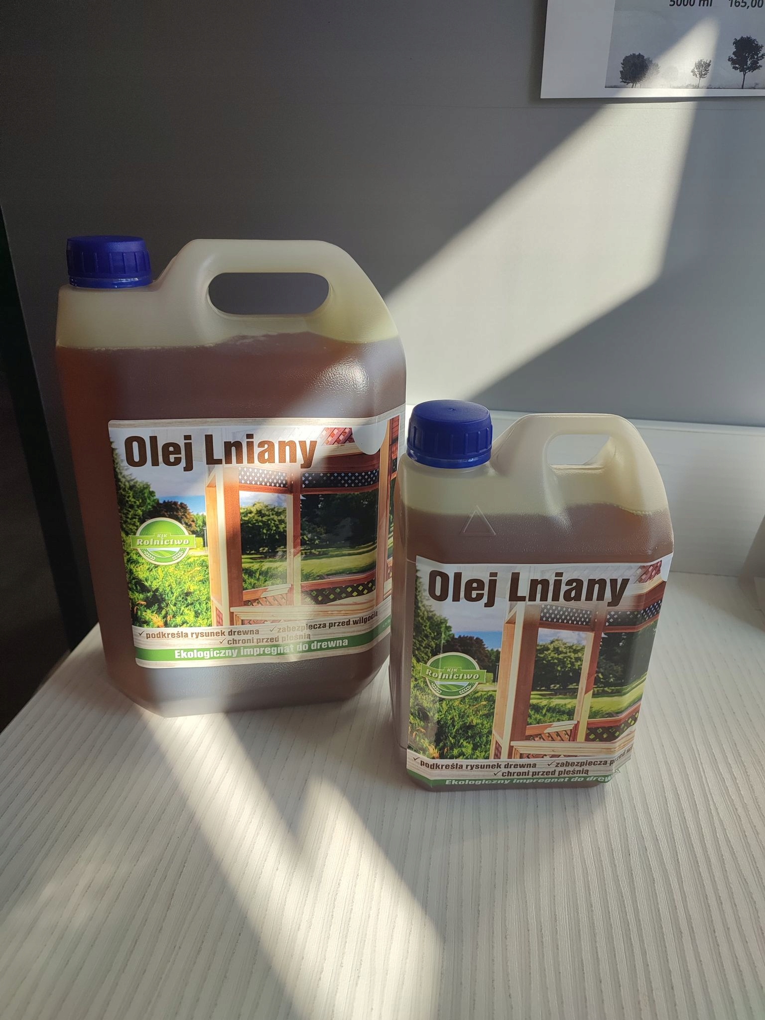 

Olej Lniany 100% Do Malowania Mebli Drewnianych 2L