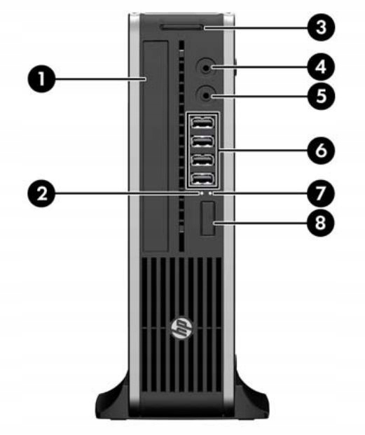 ULTRA MAŁY TANI KOMPUTER HP Elite 8300 USDT i5 QUAD 8GB 256GB SSD DVD Win7 Typ pamięci RAM DDR3