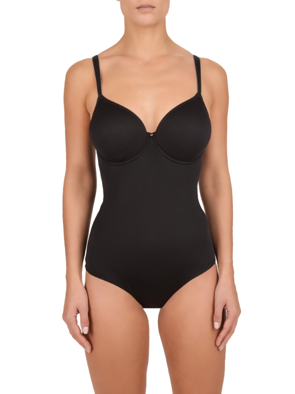 Felina Conturelle body s kosticemi vycházková 821810 Pure Feeling černá 90D