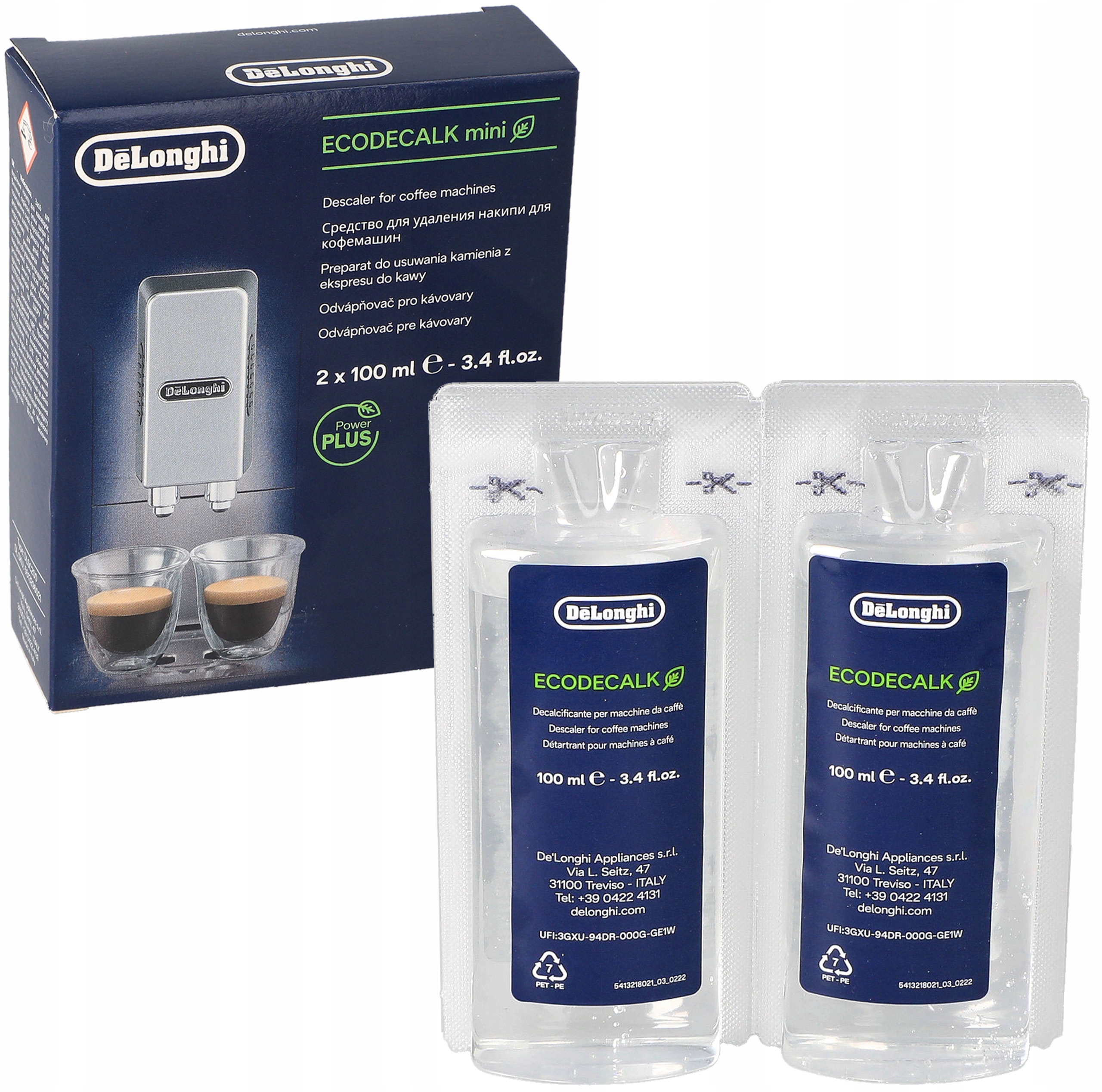 

Odkamieniacz Delonghi Ecodecalk Oryginał 2x 100ml
