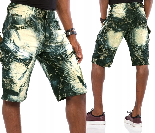 

Cipo Baxx Spodenki Bojówki Męskie Jeansy Military