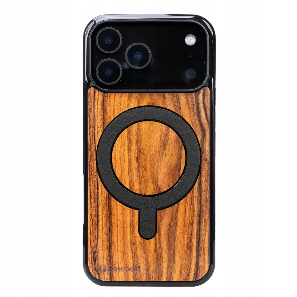Dřevěné Pouzdro Bewood pro iPhone 17 Pro Max Palisander Santos s MagSafe