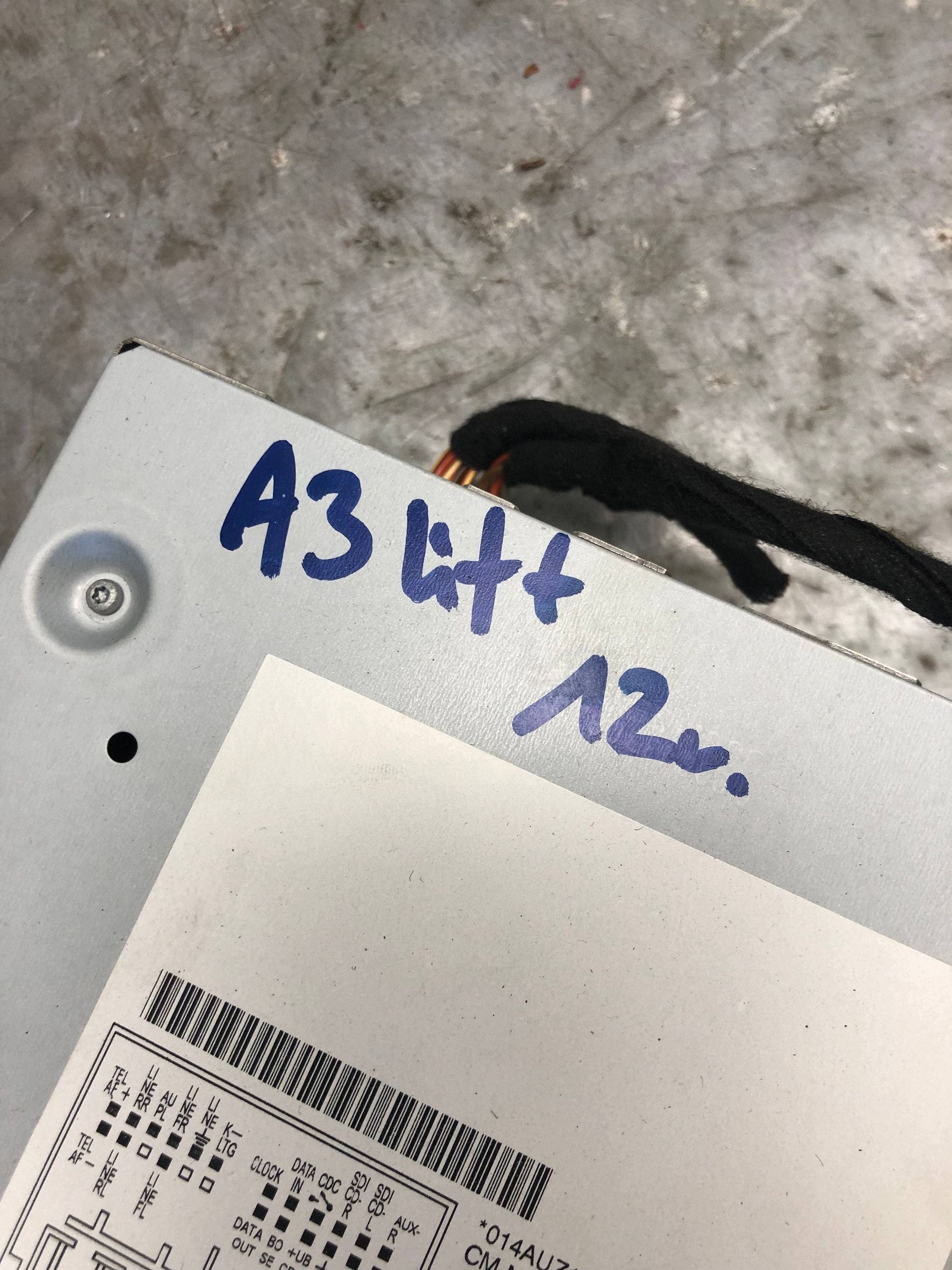 RADIO CD AUDI A3 8P LIFT 8P0035186AB
