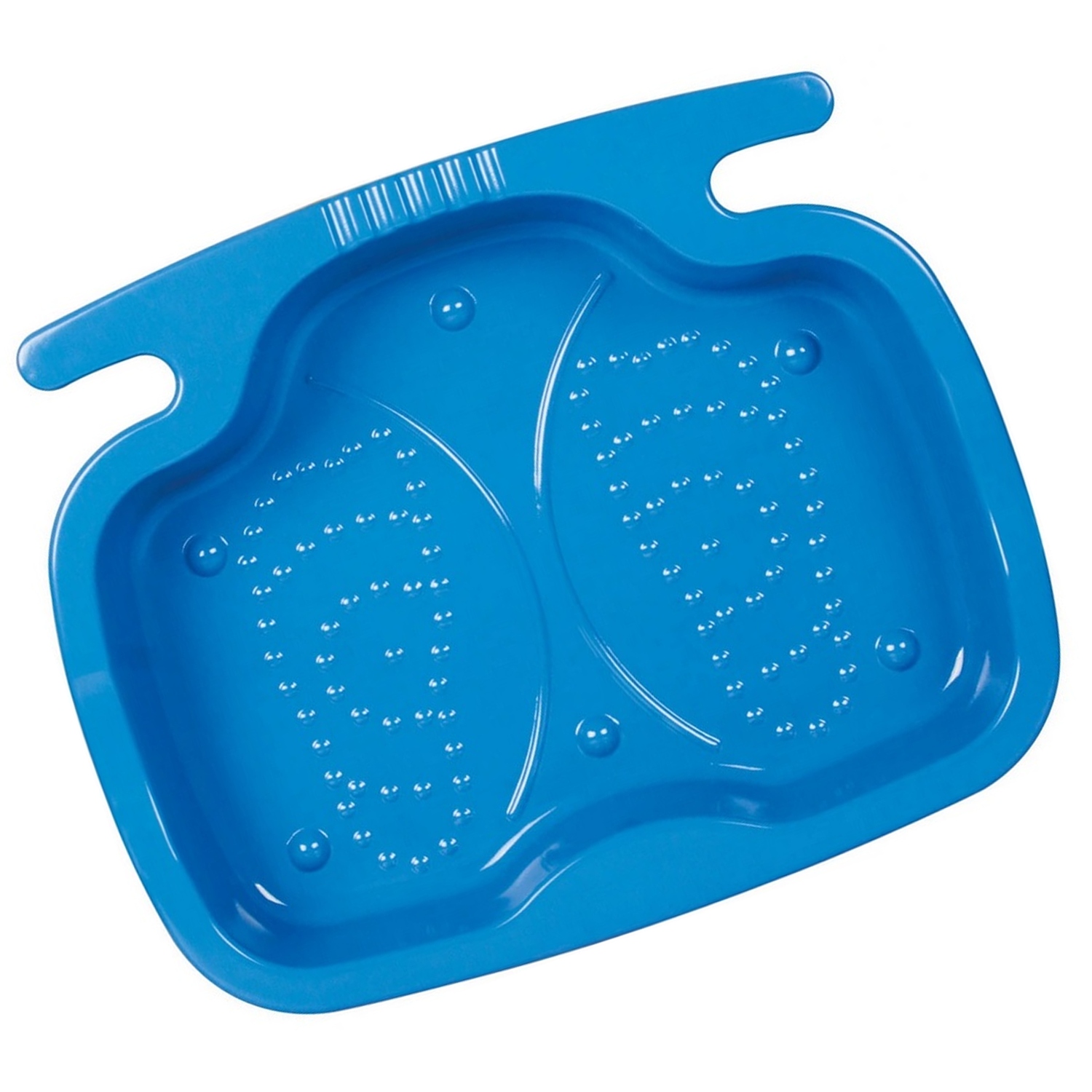 Čistič nohou před vstupem do bazénu do bazénového žebříku