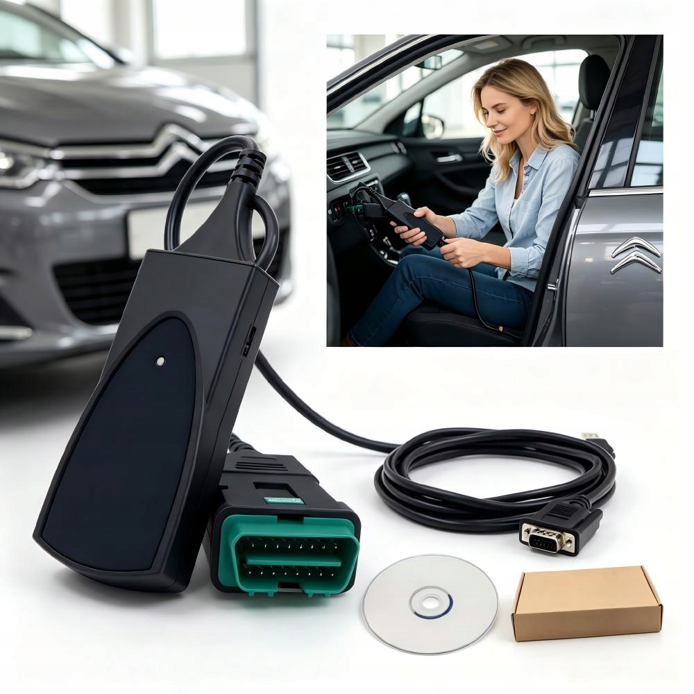 Diagnostické rozhranie Lexia 3 DiagBox PP2000 9.85 pre Citroen Peugeot